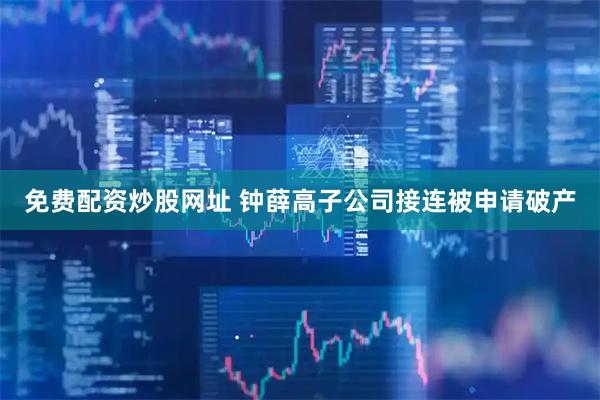 免费配资炒股网址 钟薛高子公司接连被申请破产
